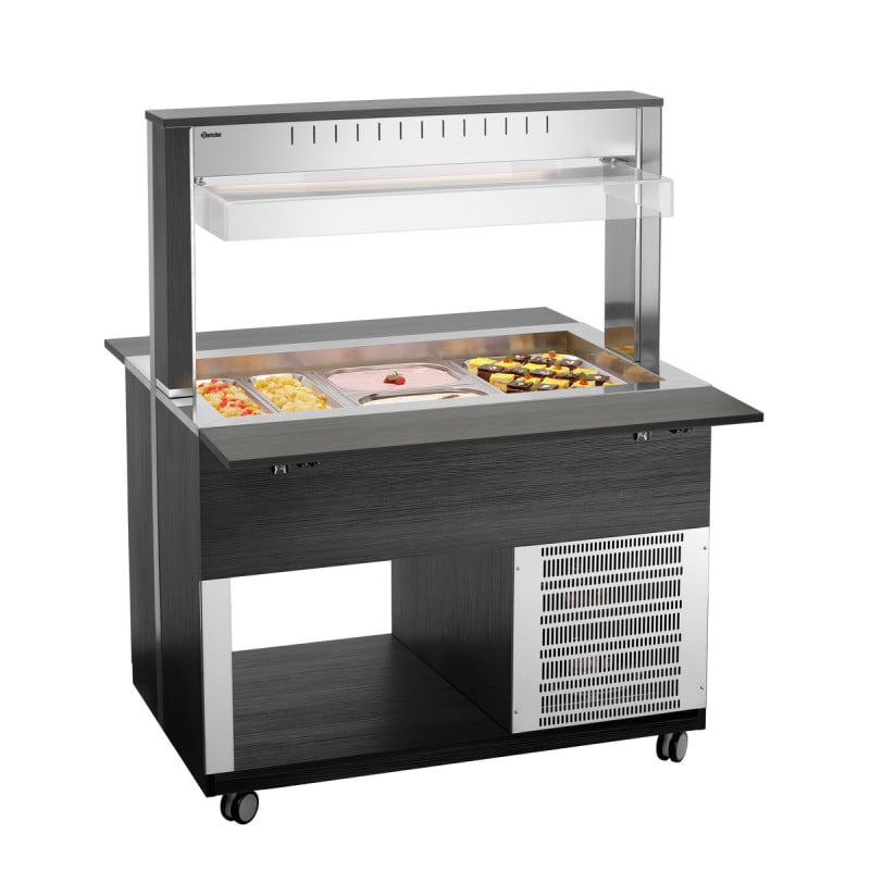 Chariot Buffet Chaud - 3 x GN 1/1