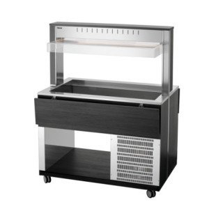 Chariot Buffet Chaud - 3 x GN 1/1