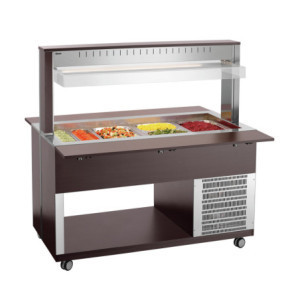 Chariot Buffet Chaud - 4 x GN 1/1