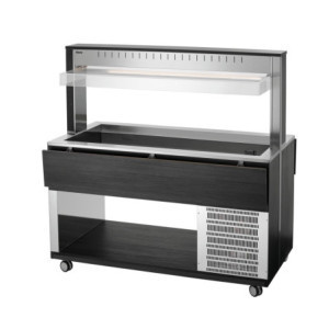 Chariot Buffet Chaud - 4 x GN 1/1