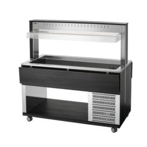 Chariot Buffet Chaud - 4 x GN 1/1