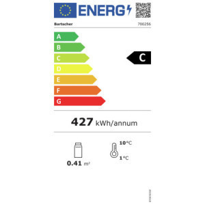 Hlajena vitrina za postavitev - 118 L