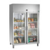Stainless Steel Glass Door Positive Refrigerated Cabinet - 922 L - Bartscher