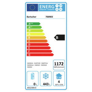Negative Stainless Steel Refrigerated Cabinet GN 2/1 - 700 L - Bartscher