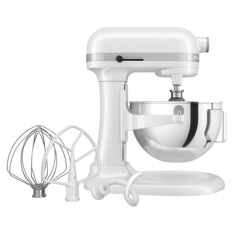 KitchenAid White Mixer - 5.2 L - Bartscher