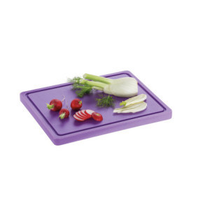 Deska za rezanje 325 x 265 mm - Vijolična - 20 mm debeline - Bartscher