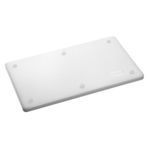 Deska za rezanje 530 x 325 mm - Bela - 20 mm debeline - Bartscher