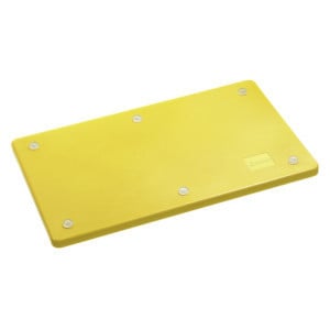 Deska za rezanje 530 x 325 mm - Rumena - 20 mm debeline - Bartscher