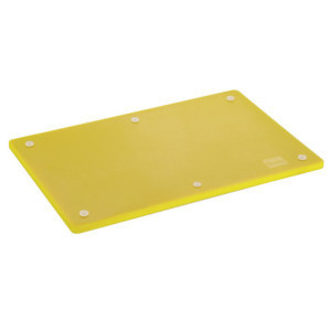 Deska za rezanje 600 x 400 mm - Rumena - 16 mm debeline - Bartscher