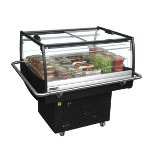 Hladilnik s Steklenim Drsnim Pokrovom - 105 L - TEFCOLD