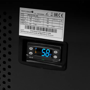 Hladilnik s Steklenim Drsnim Pokrovom - 105 L - TEFCOLD
