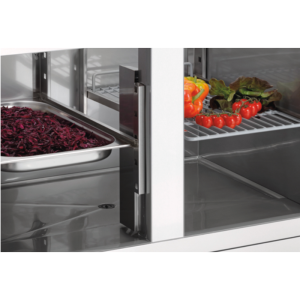 Refrigerated Saladette with 2 Doors - 2 x GN 1/1 and 3 x GN 1/6