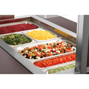 Chariot Buffet Chaud - 4 x GN 1/1