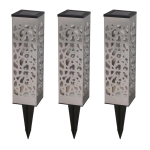 Balise Solaire Organic Inox - Komplet 3 - Lumisky