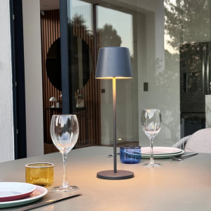 Touch LED namizna svetilka Kelly Rock s polnilno ploščo - Komplet 6 - Lumisky