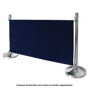 Barrière En Toile Bleu Foncé - Bolero - Fourniresto