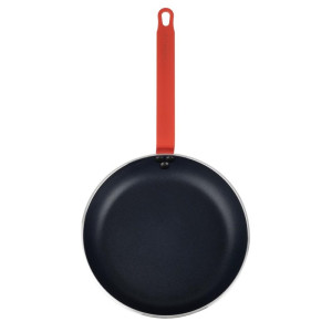 Aluminijasta ponev proti prijemanju Teflon Rdeč ročaj 280mm - Gastronoble