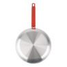 Aluminijasta ponev proti prijemanju Teflon Rdeč ročaj 280mm - Gastronoble