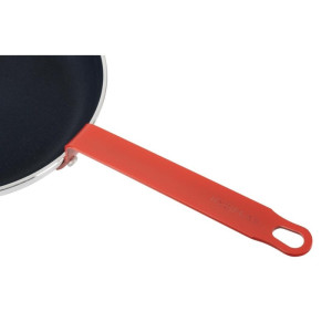 Aluminijasta ponev proti prijemanju Teflon Rdeč ročaj 280mm - Gastronoble