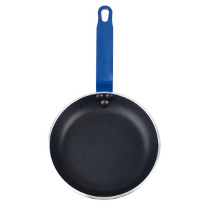 Poêle Aluminium Antiadhésive Teflon Poignée Bleue 20cm - Gastronoble