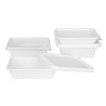 Couvercles PET Fiesta Recyclable pour Barquettes en Bagasse - Lot de 100 - Gastronoble
