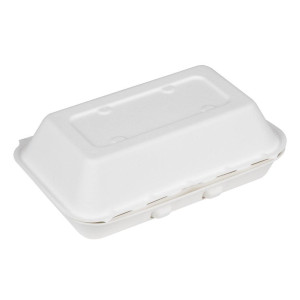 Barquette Alimentaires en Bagasse Fiesta Compostable 400x335mm - Lot de 200 - Fiesta Green