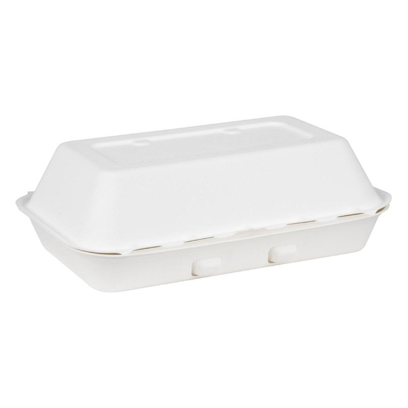 Compostable Bagasse Food Trays Fiesta 400x335mm - Pack of 200 - Fiesta Green