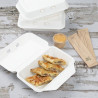 Barquette Alimentaires en Bagasse Fiesta Compostable 400x335mm - Lot de 200 - Fiesta Green