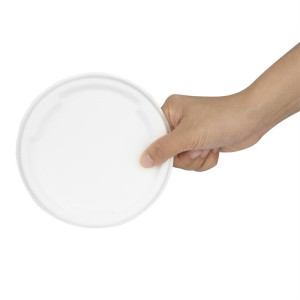 Fiesta Compostable Bagasse Lids for 400/500 ml Bowls - Pack of 50 - Gastronoble