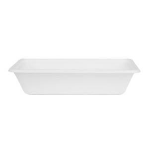 Barquette Alimentaires en Bagasse Fiesta Compostable 500ml - Lot de 100 - Gastronoble