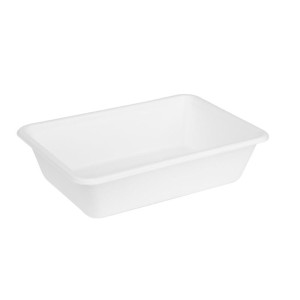 Kompostabilne posode za hrano iz bagase 650 ml - Paket 100 - Gastronoble
