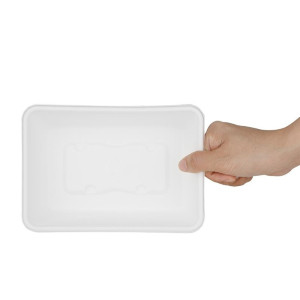 Kompostabilne posode za hrano iz bagase 650 ml - Paket 100 - Gastronoble