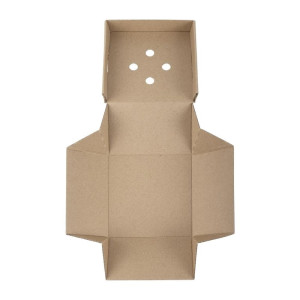 Boîtes Burger Carrées Pliantes - Lot de 100 - Fiesta Green