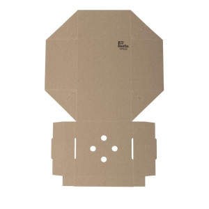 Foldable Square Burger Boxes - Pack of 100 - Fiesta Green