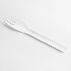 Paper Forks 155 mm - Pack of 100 - Fiesta Green