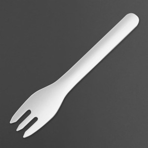 Paper Forks 155 mm - Pack of 100 - Fiesta Green