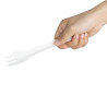 Paper Forks 155 mm - Pack of 100 - Fiesta Green