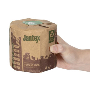 Roule papirja za recikliranje 3-slojni 260 listov - Paket 36 - Jantex