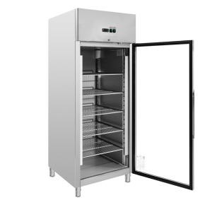 Pozitivna steklena hladilna omara - 650 L - Dynasteel