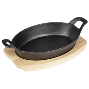 Deska za ovalni litoželezni pladenj - 260x165 mm