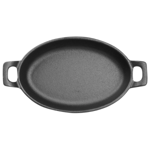 Ovalna litoželezna posoda - 180 x 120 mm