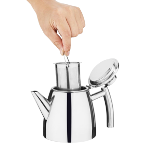 Conical Insulated Stainless Steel Teapot - 0.35 L