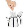 Conical Insulated Stainless Steel Teapot - 0.35 L