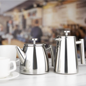 Conical Insulated Stainless Steel Teapot - 0.35 L