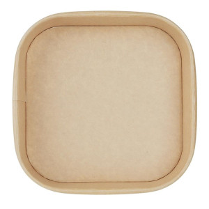 Recyclable Square Trays 1200 ml - Pack of 300 - Fiesta Green