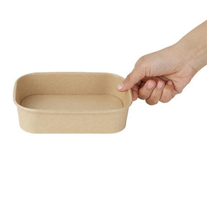 Recyclable Square Trays 1200 ml - Pack of 300 - Fiesta Green