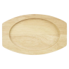 Deska za ovalni litoželezni pladenj - 230x135 mm