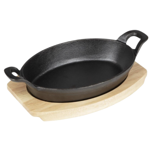 Deska za ovalni litoželezni pladenj - 260x165 mm