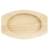 Deska za ovalni litoželezni pladenj - 210x120 mm