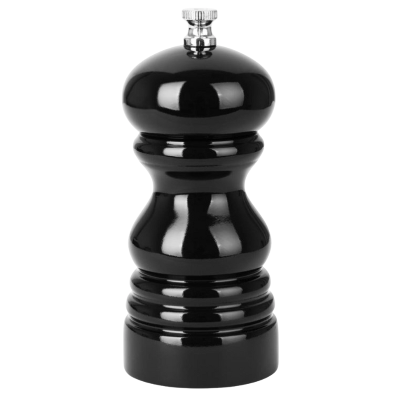 Mlin za sol ali poper iz črnega lesa - 125 mm Mlin za sol ali poper iz črnega lesa - 125 mm